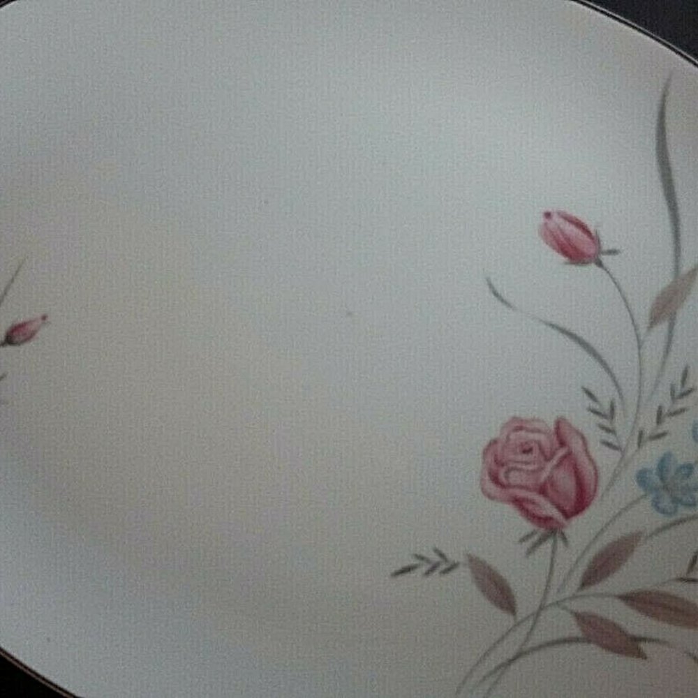 Fashion Manor (J C Penney) New Rose 14 3/4" x 11 1/4" Fine China Platter Japan